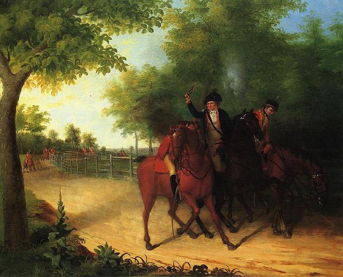 James Peale The Ambush of Captain Allan McIane Sweden oil painting art